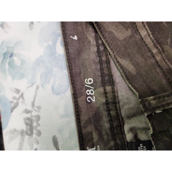 A.N.A.  legging 28/6 Womens Blue Spice Tye Dye Camo Jegging NWT - Picture 5 of 8